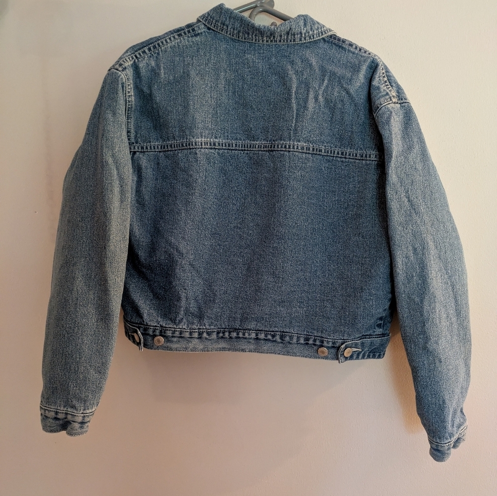 Gap Vintage Womens' Denim Quilt Lined Jean Jacket Medium - Picture 4 of 4
